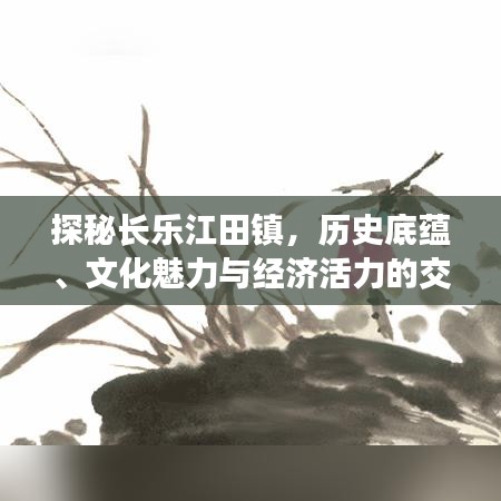 探秘长乐江田镇，历史底蕴、文化魅力与经济活力的交汇点