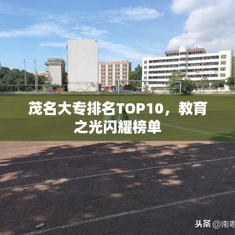 茂名大专排名TOP10，教育之光闪耀榜单