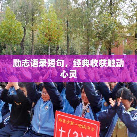 励志语录短句，经典收获触动心灵