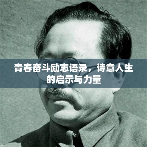 青春奋斗励志语录，诗意人生的启示与力量
