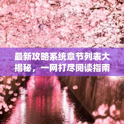 最新攻略系统章节列表大揭秘，一网打尽阅读指南！