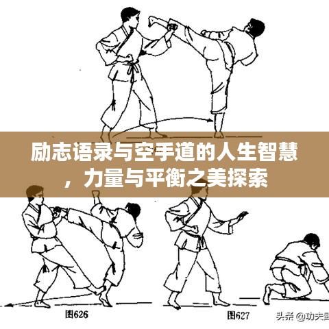 励志语录与空手道的人生智慧，力量与平衡之美探索