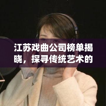 江苏戏曲公司榜单揭晓，探寻传统艺术的璀璨明珠之旅
