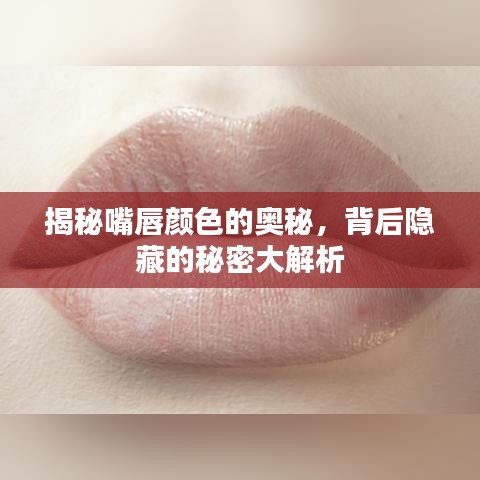 揭秘嘴唇颜色的奥秘，背后隐藏的秘密大解析