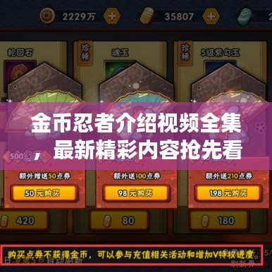 金币忍者介绍视频全集，最新精彩内容抢先看