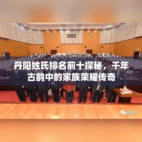 丹阳姓氏排名前十探秘，千年古韵中的家族荣耀传奇