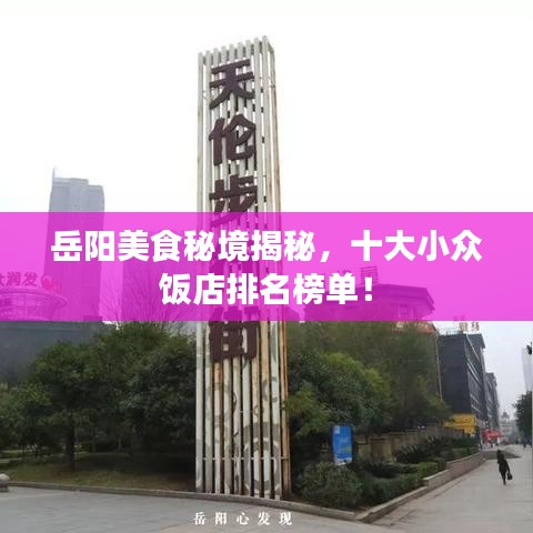 岳阳美食秘境揭秘，十大小众饭店排名榜单！