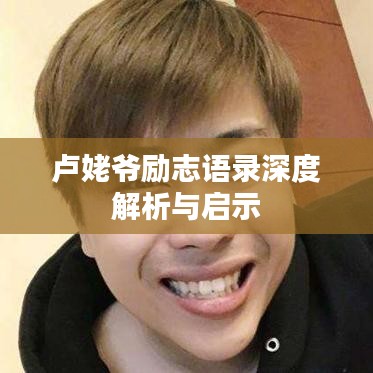 卢姥爷励志语录深度解析与启示