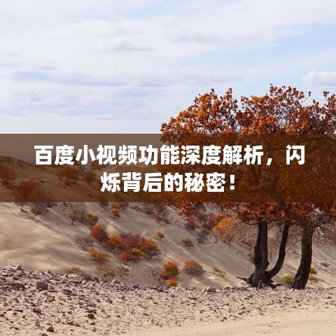百度小视频功能深度解析，闪烁背后的秘密！