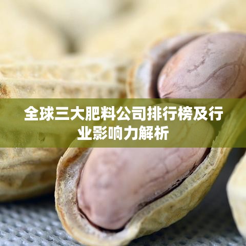 全球三大肥料公司排行榜及行业影响力解析