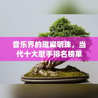 音乐界的璀璨明珠，当代十大歌手排名榜单