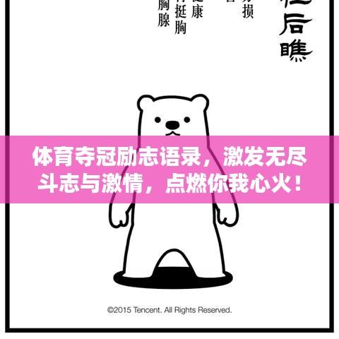 体育夺冠励志语录，激发无尽斗志与激情，点燃你我心火！