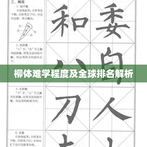 柳体难学程度及全球排名解析