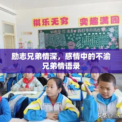 励志兄弟情深，感情中的不渝兄弟情语录