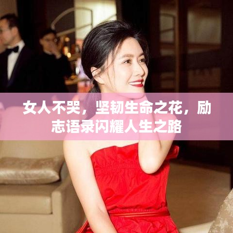 女人不哭，坚韧生命之花，励志语录闪耀人生之路