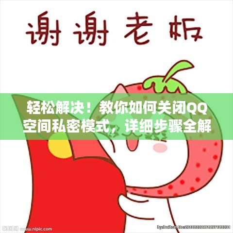轻松解决！教你如何关闭QQ空间私密模式，详细步骤全解析！