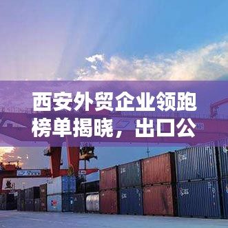 西安外贸企业领跑榜单揭晓，出口公司排名大揭秘！