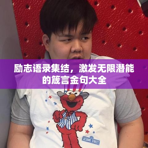 励志语录集结，激发无限潜能的箴言金句大全