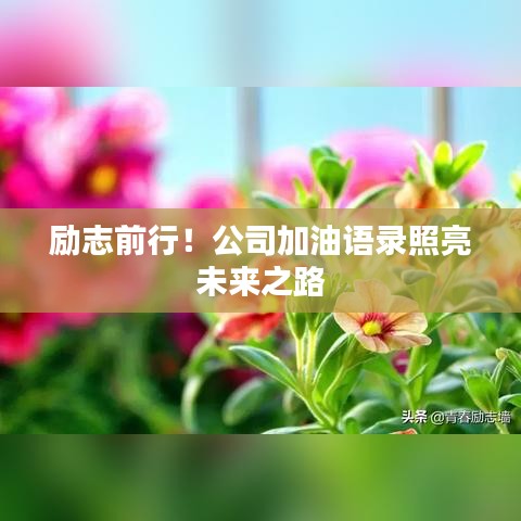 励志前行！公司加油语录照亮未来之路
