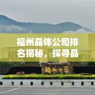 福州晶体公司排名揭秘，探寻晶体行业的佼佼者