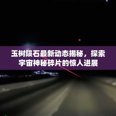 玉树陨石最新动态揭秘，探索宇宙神秘碎片的惊人进展