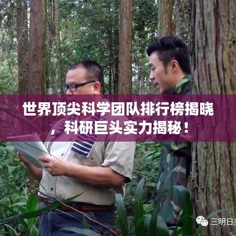 世界顶尖科学团队排行榜揭晓，科研巨头实力揭秘！