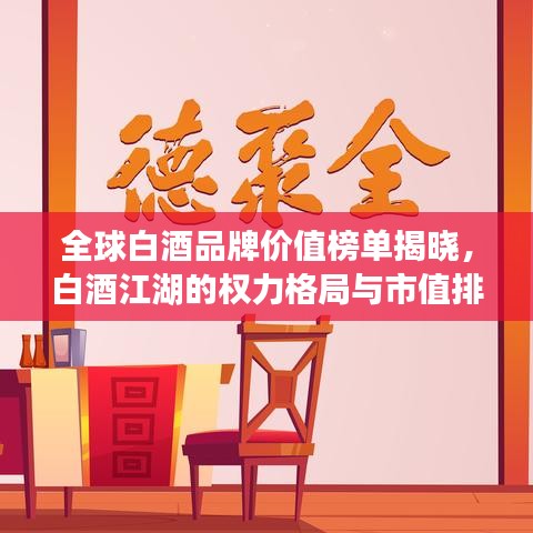 全球白酒品牌价值榜单揭晓，白酒江湖的权力格局与市值排名重磅出炉！